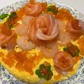 ○おまめ○'s cooksnap of when they made お寿司ケーキ.