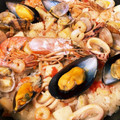 satooka's cooksnap of when they made 簡単♪フライパンで本格パエリア◡̈⋆*.
