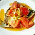 vignemale's cooksnap of when they made 10分で楽うま♡アジの甘酢ネギトマトかけ.
