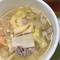 クックJ68WQ4☆'s cooksnap of when they made 春キャベツ☆炒め豚汁！(全工程写真付き).
