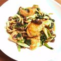 もちねこ☆'s cooksnap of when they made 鶏肉とほうれん草のオイスターソース炒め.