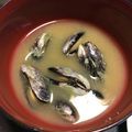 名犬ハチ公's cooksnap of when they made シュウリ貝の味噌汁.