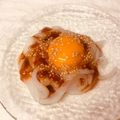 FGO☆'s cooksnap of when they made 月見シリーズ♡イカそうめんを食べよう♪.