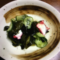 クックNZ639T☆'s cooksnap of when they made 簡単☆タコと胡瓜の酢の物　黒酢仕込み.