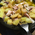 boe3's cooksnap of when they made イカとじゃがいものアヒージョ.