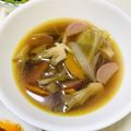kotorinpi's cooksnap of when they made 中華によく合う♪ ニンニク野菜スープ!.