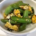 kinako10's cooksnap of when they made 卵とスナップえんどうの炒め物.