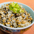 島子☆'s cooksnap of when they made 黒すりごまの納豆ご飯.