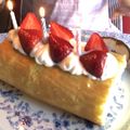 リリィティナ's cooksnap of when they made 苺のデコレーション♡ロールケーキ.