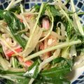 クックV4WJS0☆'s cooksnap of when they made もやしと水菜の胡麻サラダ.