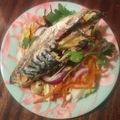 inLondon's cooksnap of when they made ふじっ子煮で♡バインミー風 鯖サンド.