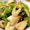 G☆Ponchi's cooksnap of when they made ピーマンとちくわの甘辛炒め.