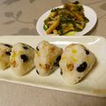 よちりん's cooksnap of when they made 黒豆甘煮と胡桃☆柚子香るおにぎり.