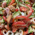 あきえみいくうるおる's cooksnap of when they made トマトときゅうりと茗荷のおつまみサラダ.
