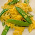 クック2NEGPB☆'s cooksnap of when they made スナップエンドウの卵炒め.