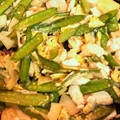 花琉希's cooksnap of when they made 絹さやと筍の卵とじ.