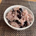くるみちゃんぬ's cooksnap of when they made 黒豆ご飯.
