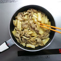 彩音ｍａｍａ's cooksnap of when they made 簡単５分☆長いも豚肉しめじの旨味炒め.