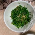 ゆ0518か's cooksnap of when they made おかひじき ポン酢かけるだけ.