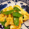 さこあ's cooksnap of when they made 簡単！絹さやの卵とじ（卵炒め？？）.