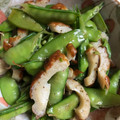 紅緒ちゃん's cooksnap of when they made さやえんどうとちくわのマヨ炒め.