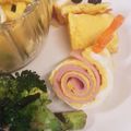 4児男子母さんの台所's cooksnap of when they made お弁当に♪玉子とハムのクルクル巻き.