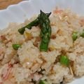 だいたいぶ's cooksnap of when they made アスパラとベーコンのバター風味チャーハン.