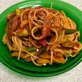 ☆すぬぴっぴ☆'s cooksnap of when they made あるもの全部ブチ込み！トマトパスタ.