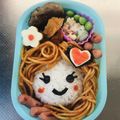 とむとむあき's cooksnap of when they made 【キャラ弁】三つ編みの女の子.