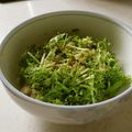nana_tenjo's cooksnap of when they made からし菜と豆腐のサラダ.