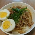 たらららーん's cooksnap of when they made もやし挽肉丼.