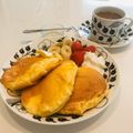 ひめくう's cooksnap of when they made 基本のスフレパンケーキ.