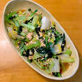 ☆♡小春♡☆'s cooksnap of when they made 小松菜と白菜と鶏挽き肉の炒めもの.