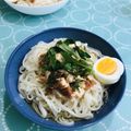 taka31☆27's cooksnap of when they made 鶏ササミの梅和え★冷やしぶっかけうどん.