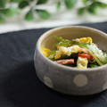 まろんかふぇ's cooksnap of when they made 炒り卵と茎わかめ（切り昆布）の甘酢サラダ.