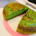 クック♡らん's cooksnap of when they made 炊飯器でHMはちみつ入り青汁ケーキ.