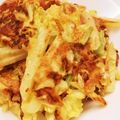 SHⅰ's cooksnap of when they made ✩じゃがいもとキャベツのチーズ焼き✩.