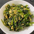 J_son's cooksnap of when they made ホウレン草＆玉子炒めの前菜●レモン汁仕上.