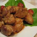 morvan's cooksnap of when they made 鶏もも　お酢の照り煮　お弁当にもOK♪.