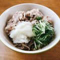 めんぼっこ's cooksnap of when they made さっぱり・ガッツリ☆ぶっかけ豚おろしそば.