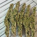 あやちん０８１６'s cooksnap of when they made ほうれん草＆ゴマ☆ビスコッティ.