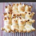 shinaboko's cooksnap of when they made かえるさん♪ちぎりサンドイッチぱん♡.