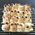 shinaboko's cooksnap of when they made かえるさん♪ちぎりサンドイッチぱん♡.