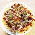 take♪aki♪'s cooksnap of when they made フワフワお豆腐入りヘルシーお好み焼き！.