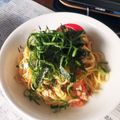 かーたんかーたん's cooksnap of when they made サバ缶とトマトの簡単パスタ！.