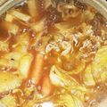 S耕作's cooksnap of when they made リメイク❗残ったカレーでカレーチーズ鍋.