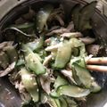 祭no1's cooksnap of when they made ささみと胡瓜の辛子酢和え.
