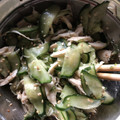祭no1's cooksnap of when they made ささみと胡瓜の辛子酢和え.