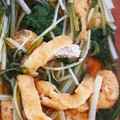 のんびり自炊's cooksnap of when they made *＊簡単一品*＊水菜と油あげの煮浸し✾.