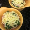 Q’s's cooksnap of when they made ブロッコリーのコーンスープチーズ焼き.
